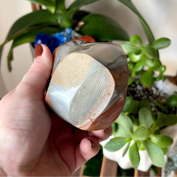 🌊Stunning Ocean Jasper Crystal Flame🌊 - Picture 7 of 7